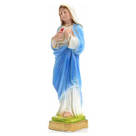 Sacred Heart of Mary statue in plaster 16cm