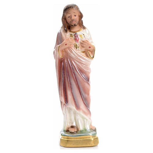 Sacred Heart of Jesus statue in plaster 16cm 1