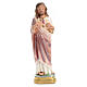 Sacred Heart of Jesus statue in plaster 16cm s1