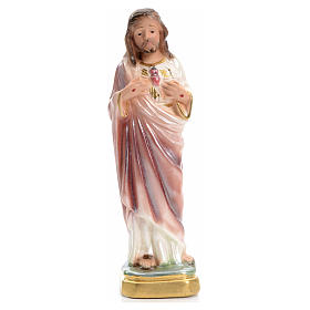 Sacro Cuore di Gesù 16 cm gesso