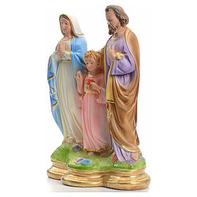 Holy Family statue in plaster 30cm