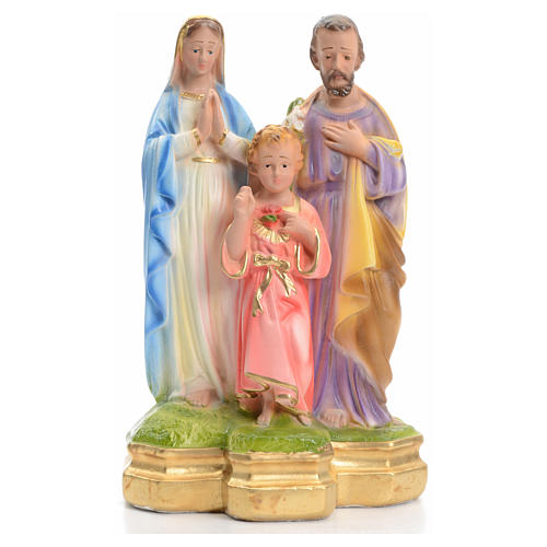 Sainte Famille en plâtre 20 cm 1