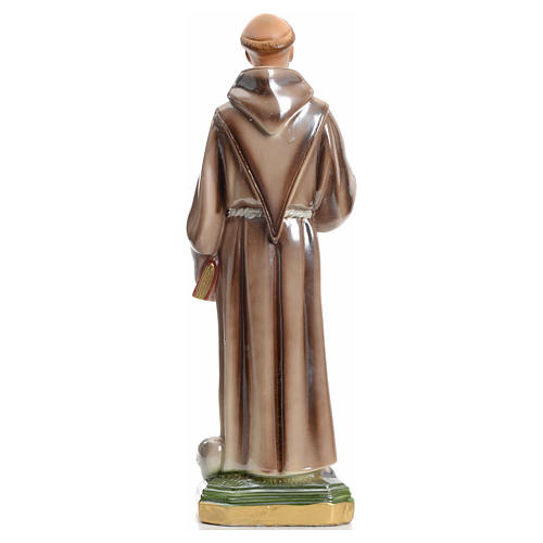 STOCK San Francesco d'Assisi 40 cm gesso PICCOLO DIFETTO 3