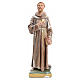 STOCK San Francesco d'Assisi 40 cm gesso PICCOLO DIFETTO s1