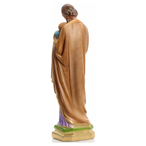 Saint Joseph en plâtre perlé 40 cm 3