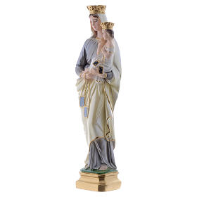 Madonna del Carmine 40 cm gesso madreperlato