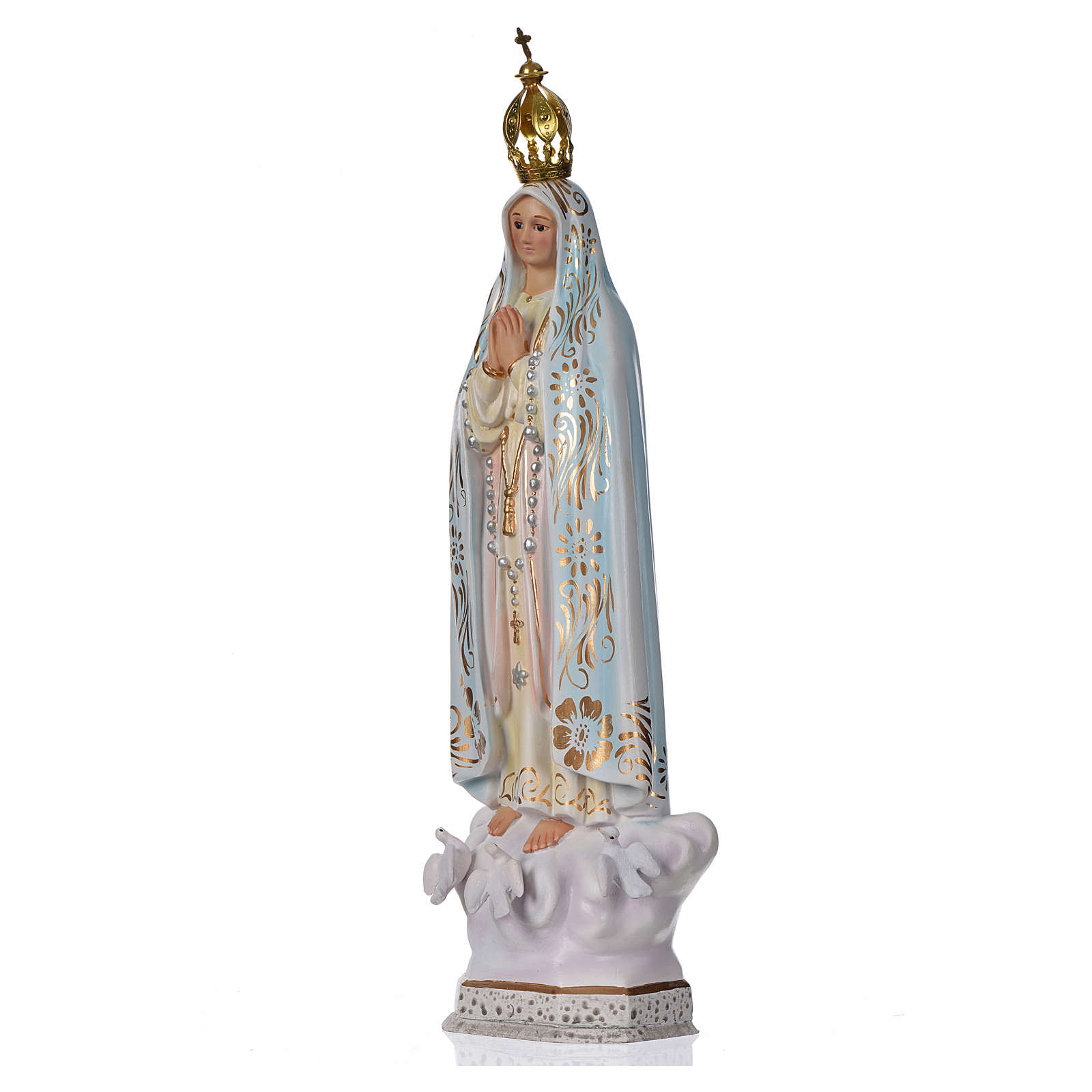 Our Lady of Fatima statue in plaster 30cm | online sales on HOLYART.co.uk