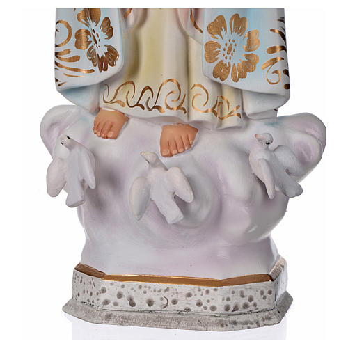 Madonna di Fatima gesso 30 cm 4