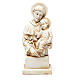 STOCK Saint Anthony 15 cm gypsum ivory colour s1