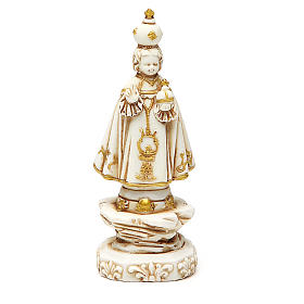 STOCK Infant Jesus of Prague 12 cm gypsum ivory colour