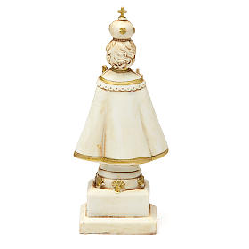 STOCK Infant Jesus of Prague statue 15 cm gypsum ivory