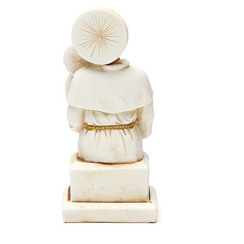 STOCK Saint Anthony 12 cm gypsum ivory 2