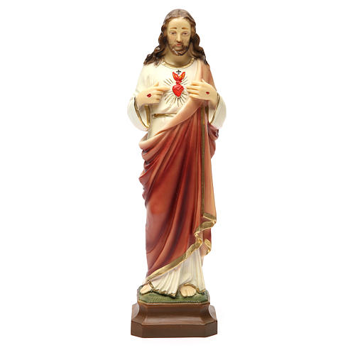 Sacré-Coeur de Jésus 30 cm résine 1