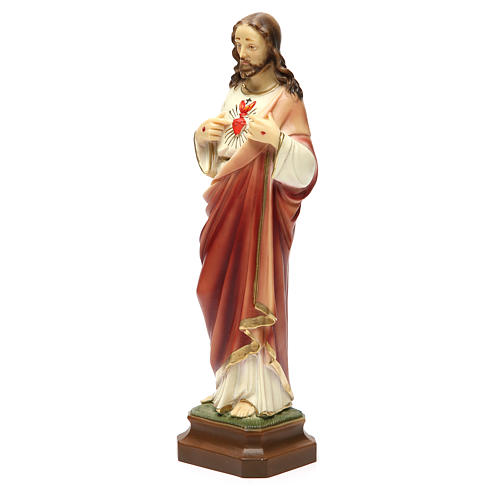 Sacro Cuore di Gesù 30 cm resina 2