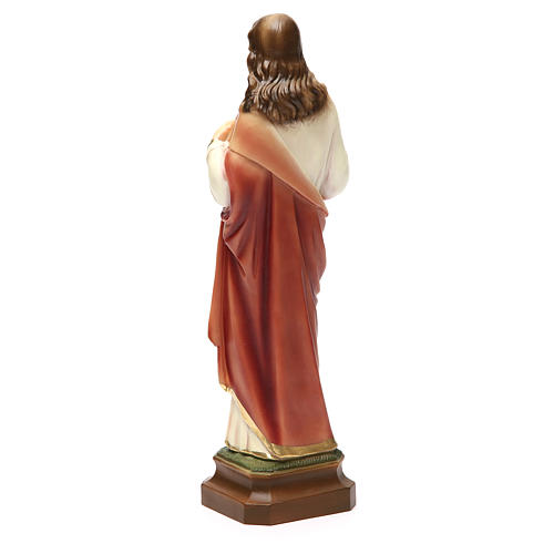 Sacro Cuore di Gesù 30 cm resina 3
