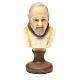 STOCK Padre Pio bust gypsum 10 cm s1