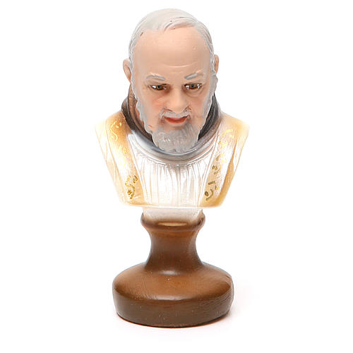 STOCK Busto Padre Pio 12 cm gesso 1