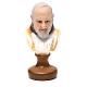 STOCK Padre Pio bust gypsum 12 cm s1