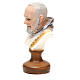STOCK Padre Pio bust gypsum 12 cm s2