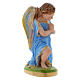 Angel in prayer with blue dress 25 cm gypsum s2