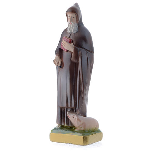 Saint Antoine Abbé 20 cm statue plâtre nacré 2
