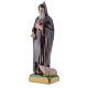 Saint Antoine Abbé 20 cm statue plâtre nacré s2