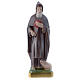 Sant'Antonio Abate 20 cm statua gesso madreperlato s1