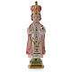Infant Jesus of Prague statue 8 in. in mother of pearl plaster s1
