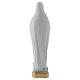 Our Lady of Lourdes statue 20 cm in mother of pearl gypsum s3