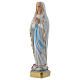 Madonna di Lourdes 20 cm statua gesso madreperlato s2