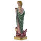 Saint Martha statue sized 8 in. in mother of pearl plaster s2