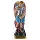 Saint Micheal statue 20 cm in mother of pearl gypsum s1
