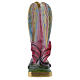 Saint Micheal statue 20 cm in mother of pearl gypsum s3