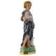Saint John the Baptist statue 12 inch in mother of pearl plaster s4