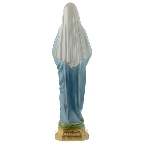Immaculate Heart of Mary, statue in pearly gypsum 40 cm 4