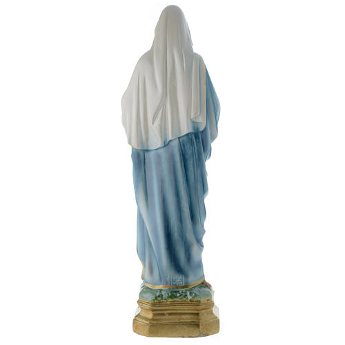 Sacré-Coeur de Marie 50 cm statue plâtre nacré 5