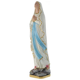 Our Lady of Lourdes, statue in pearly gypsum 50 cm