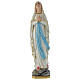Our Lady of Lourdes, statue in pearly gypsum 50 cm s1