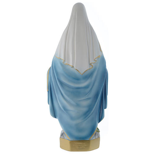 Madonna Miracolosa 50 cm statua gesso madreperlato 5