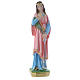 8 inch St. Philomena Statue, plaster mother of pearl s1
