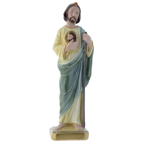 St. Jude statue in plaster, mother-of-pearl effect 20 cm 1