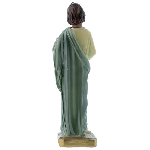 St. Jude statue in plaster, mother-of-pearl effect 20 cm 3