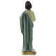 St. Jude statue in plaster, mother-of-pearl effect 20 cm s3