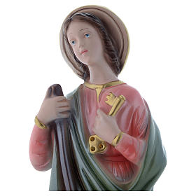 Saint Martha 12 inch statue plaster mother of pearl