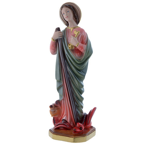 Saint Martha 12 inch statue plaster mother of pearl 3