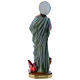 Saint Martha 12 inch statue plaster mother of pearl s4