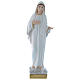 Statua Madonna di Medjugorje 30 cm gesso madreperlaceo s1