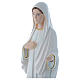 Statua Madonna di Medjugorje 30 cm gesso madreperlaceo s2