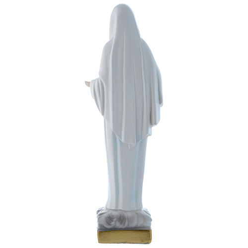 12 inch Our Lady of Medjugorje plaster statue mother of pearl 4