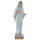 12 inch Our Lady of Medjugorje plaster statue mother of pearl s1